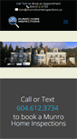 Mobile Screenshot of munrohomeinspections.ca